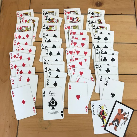 Inuit Artwork Duratone Plastic Coated Playing Cards Vintage Canadian Arctic PC-3 - Picture 3 of 8